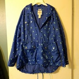 Spring lightweight rain jacket coat